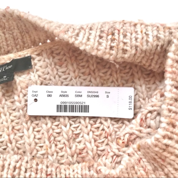 J. Crew Button Detail Chunky Knit Pullover Sweater - Picture 3 of 13